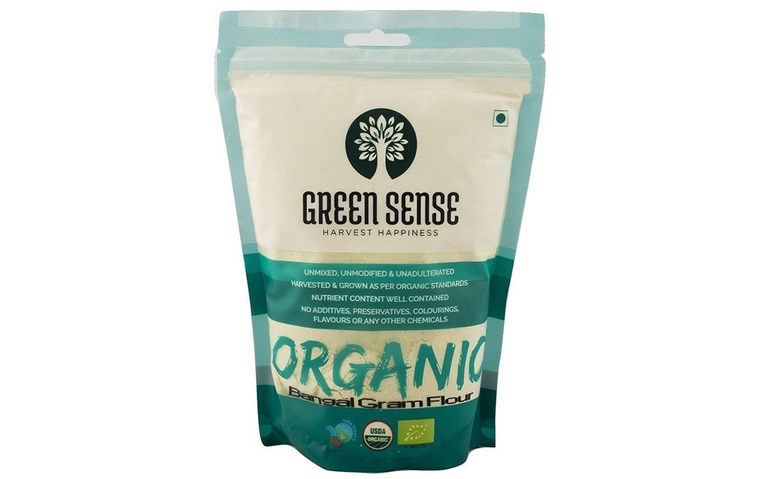 Green Sense Organic Bengal Gram Flour   Pack  500 grams